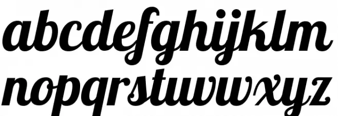 Lobster1.4 Schriftart Kleinbuchstaben