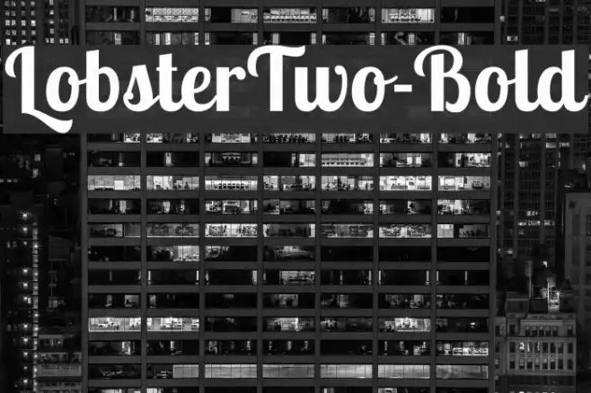 LobsterTwo-Bold Example 1
