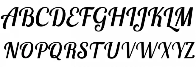 LobsterTwo-Italic 字体 大写