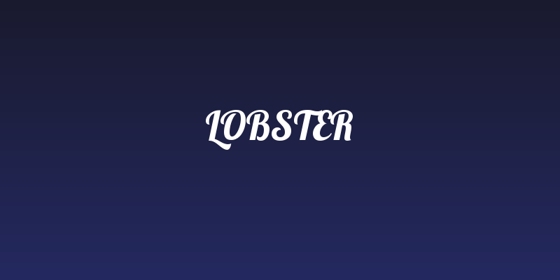 Lobster Social Header