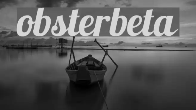 Lobsterbeta10 Font examples