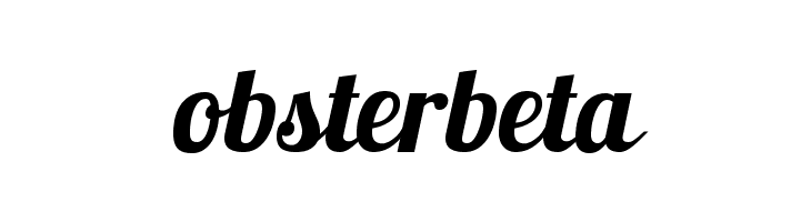 Lobsterbeta11  Скачать бесплатные шрифты