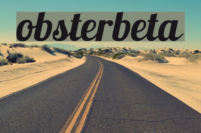 Lobsterbeta11 Font examples
