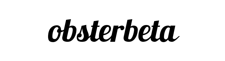 Lobsterbeta12  Frei Schriftart Herunterladen