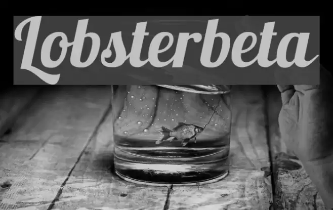 Lobsterbeta14 Font examples