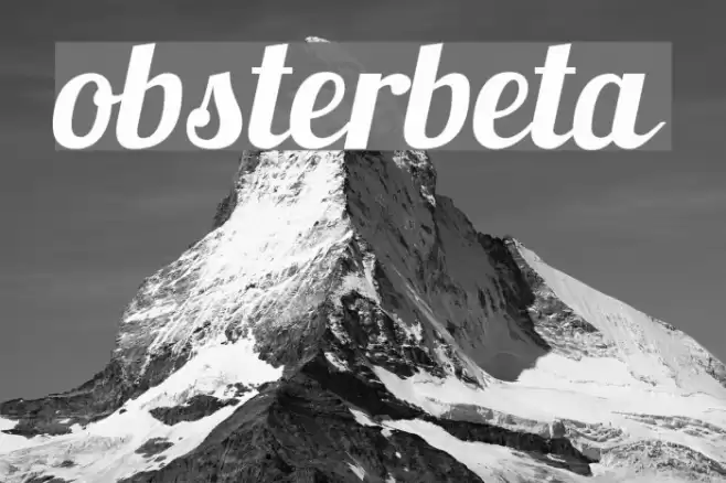 Lobsterbeta4 Font examples