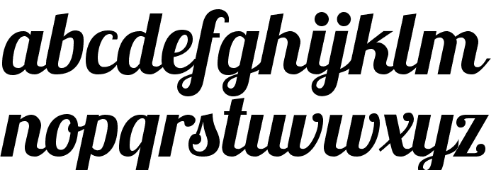 Lobsterbeta5 Font LOWERCASE