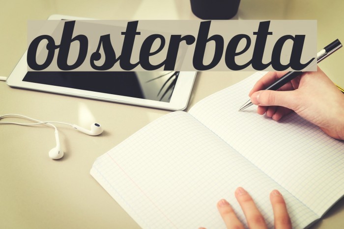 Lobsterbeta6 Font examples