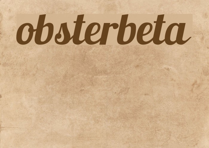 Lobsterbeta6 Font examples
