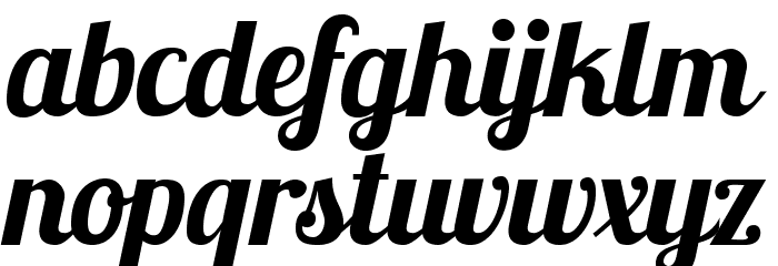 Lobsterbeta6 Font LOWERCASE