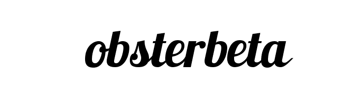 Lobsterbeta8  Скачать бесплатные шрифты