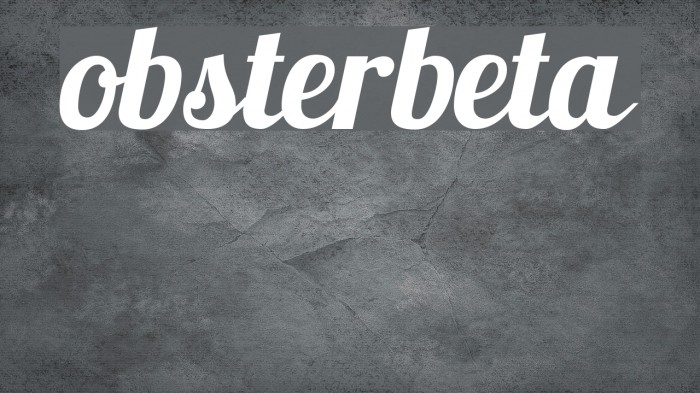 Lobsterbeta8 Font examples