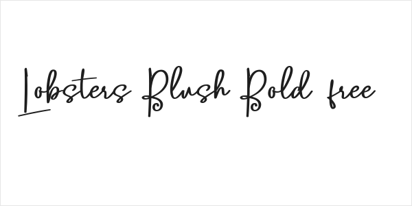 Lobsters Blush Bold free Logo
