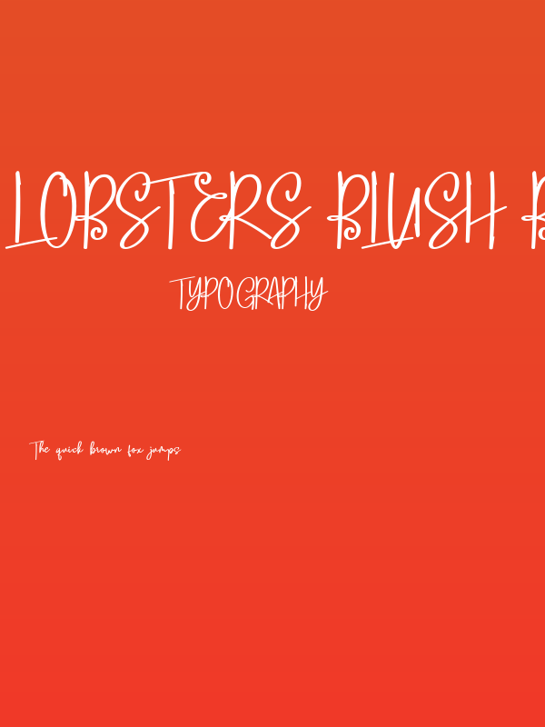 Lobsters Blush Bold free Poster