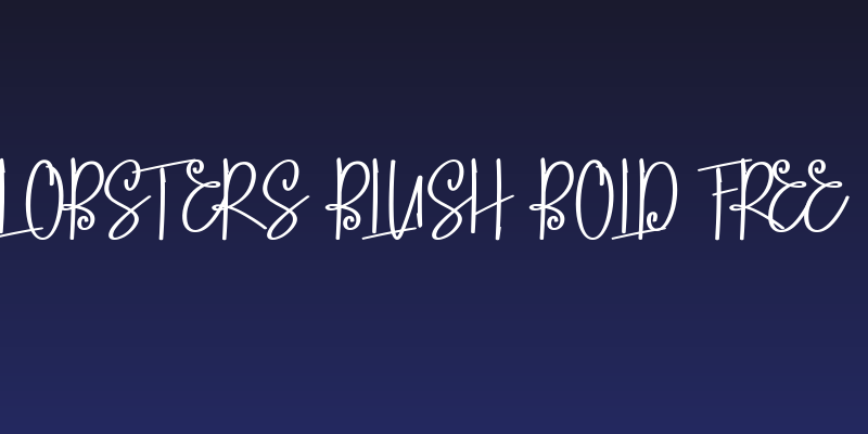 Lobsters Blush Bold free Social Header