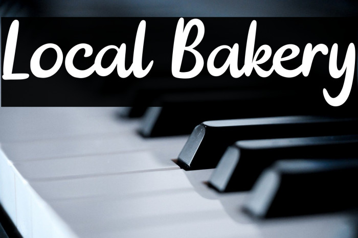 Local Bakery Example 2