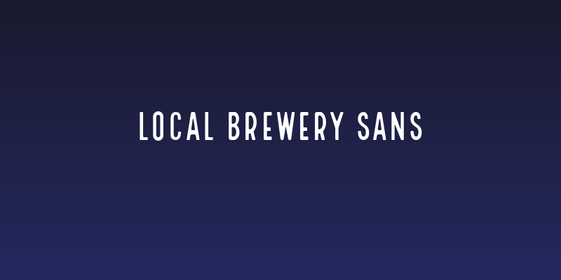 Local Brewery Sans Social Header