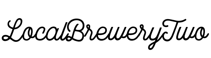 Local Brewery Two  font caratteri gratis