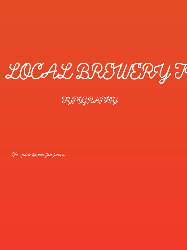 Local Brewery Two Poster