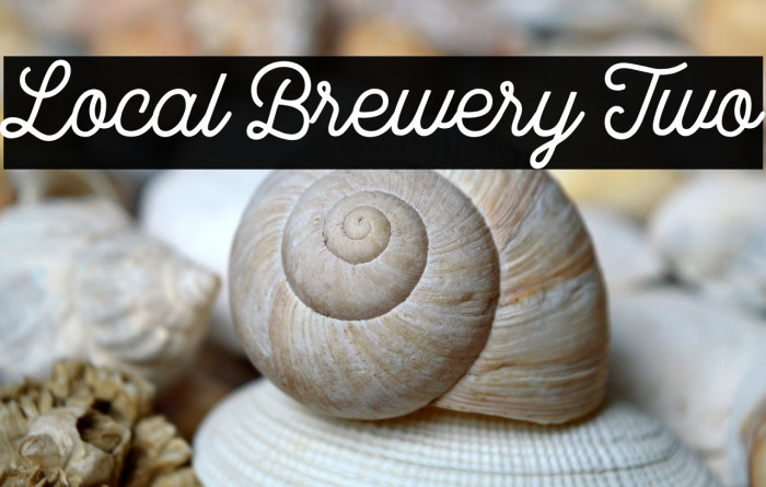 Local Brewery Two Example 3