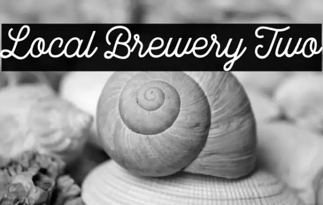 Local Brewery Two Font examples