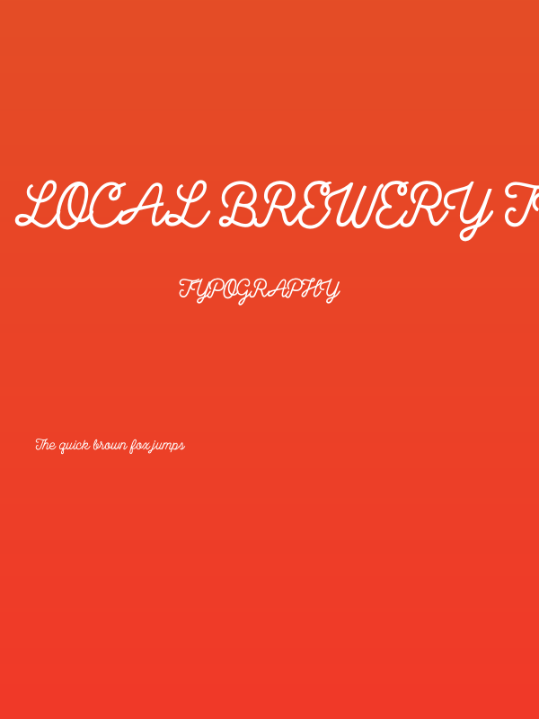 Local Brewery Two Poster