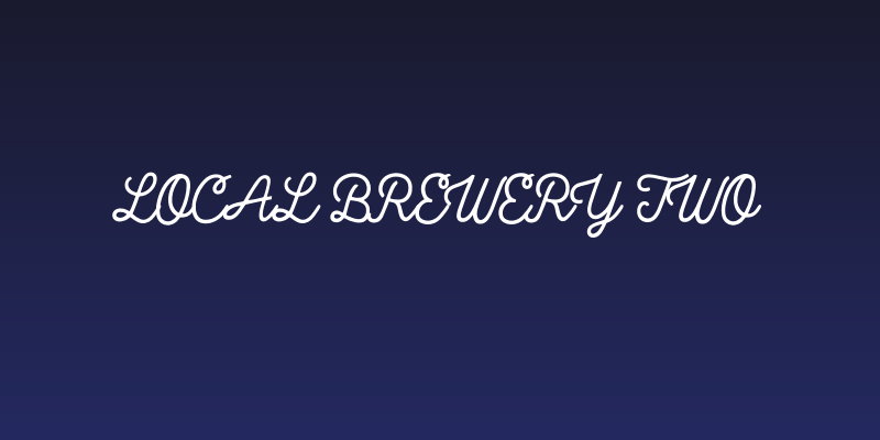 Local Brewery Two Social Header
