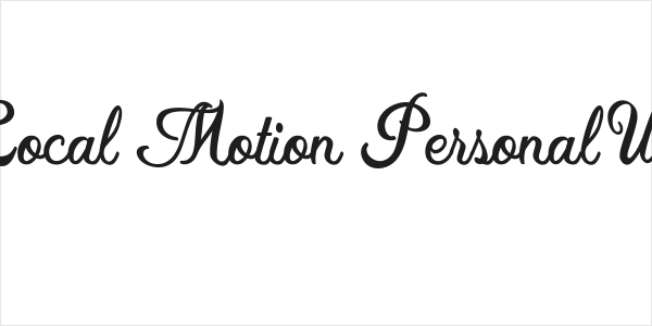 Local Motion Personal Use Logo