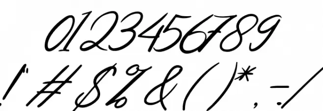 Localghost-Italic Font OTHER CHARS