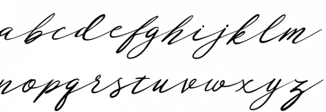 Localghost Italic フォント 小文字
