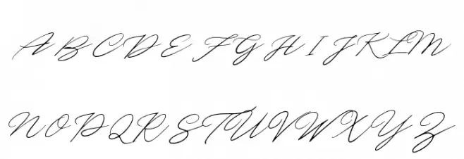 Localghost-Italic 字体 大写