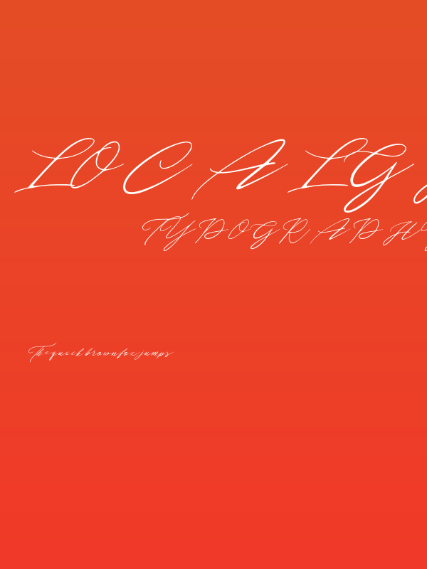 Localghost-Italic Poster