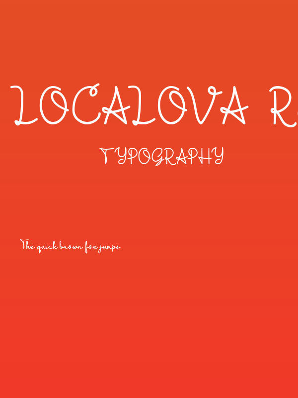 Localova  Regular Poster