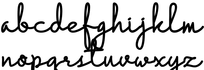 Localova Regular Font LOWERCASE