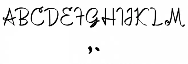 Localova Script Regular Font OTHER CHARS