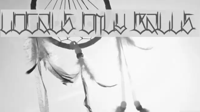 Locals Only Balls Font examples