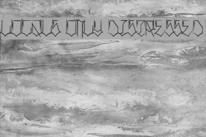 Locals Only Distressed Schriftart examples