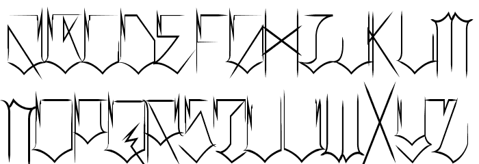 Locals Only Font LOWERCASE