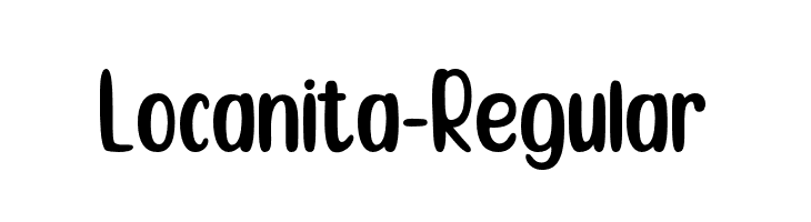 Locanita-Regular  Frei Schriftart Herunterladen