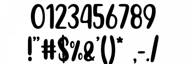 Locanita-Regular Font OTHER CHARS