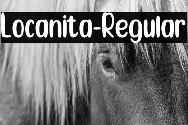 Locanita-Regular Font examples
