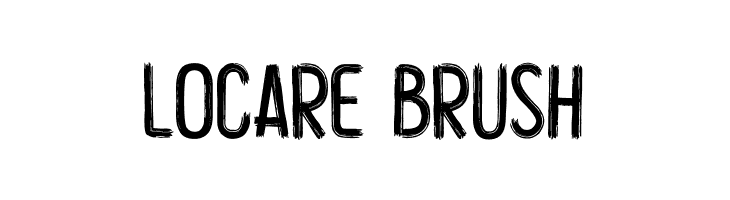 Locare Brush  Fuentes Gratis Descargar