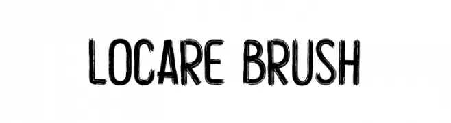Locare Brush  免费字体下载