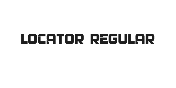 Locator Regular Logo
