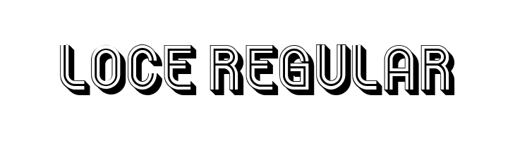 Loce Regular  免费字体下载