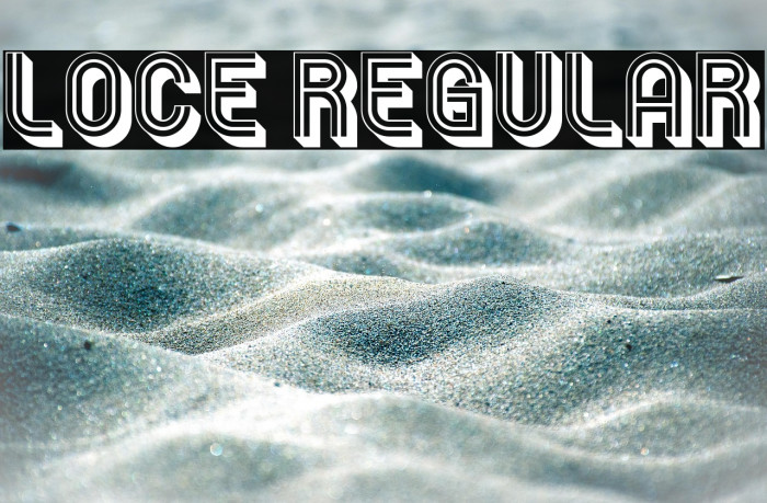 Loce Regular Example 3