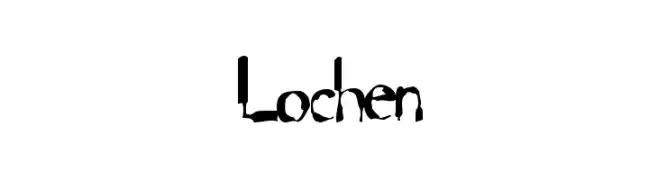 Lochen  Frei Schriftart Herunterladen