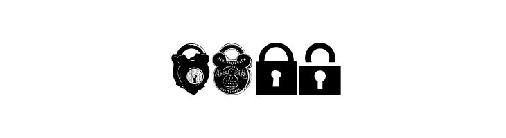Lock  Free Fonts Download