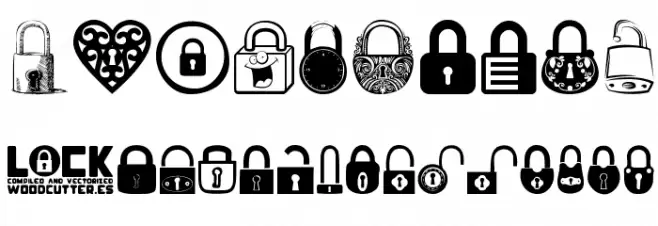 Lock Font OTHER CHARS