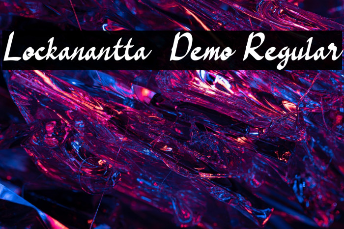 Lockanantta - Demo Regular Example 3